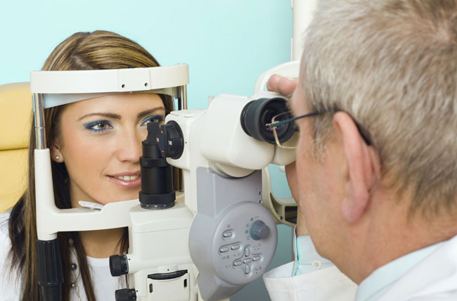 What are the types and costs of common eye exams in the United States?